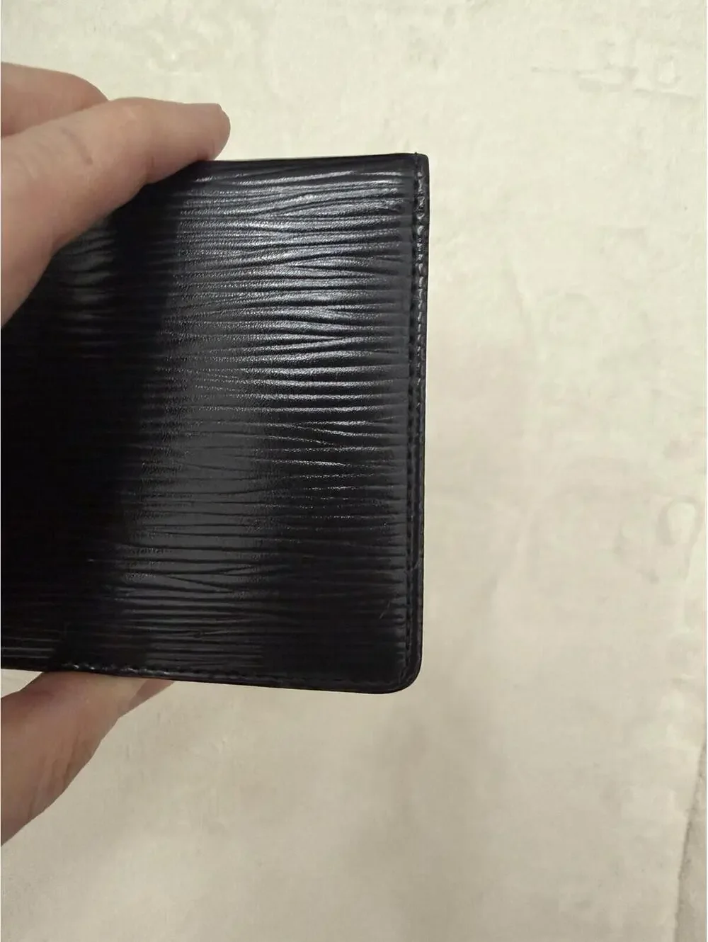 Authentic Louis Vuitton LV Card Wallet Epi Leather Bifold Vintage